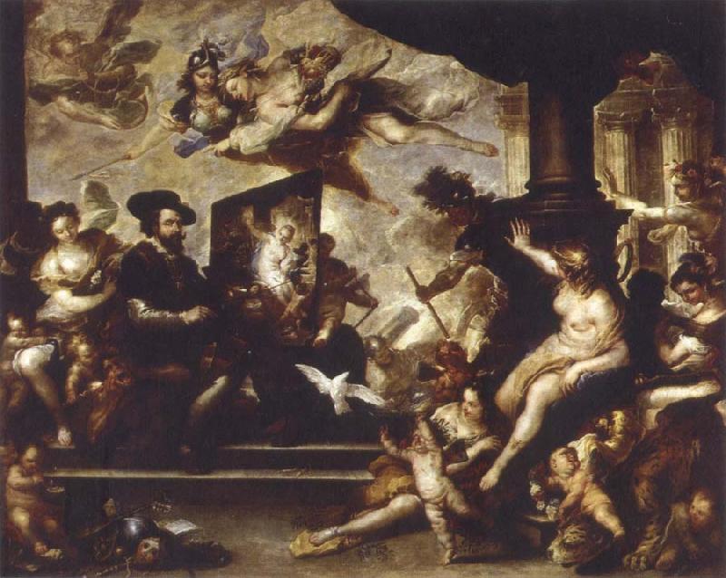 Luca Giordano rubens painting the allegory of peace Sweden oil painting art